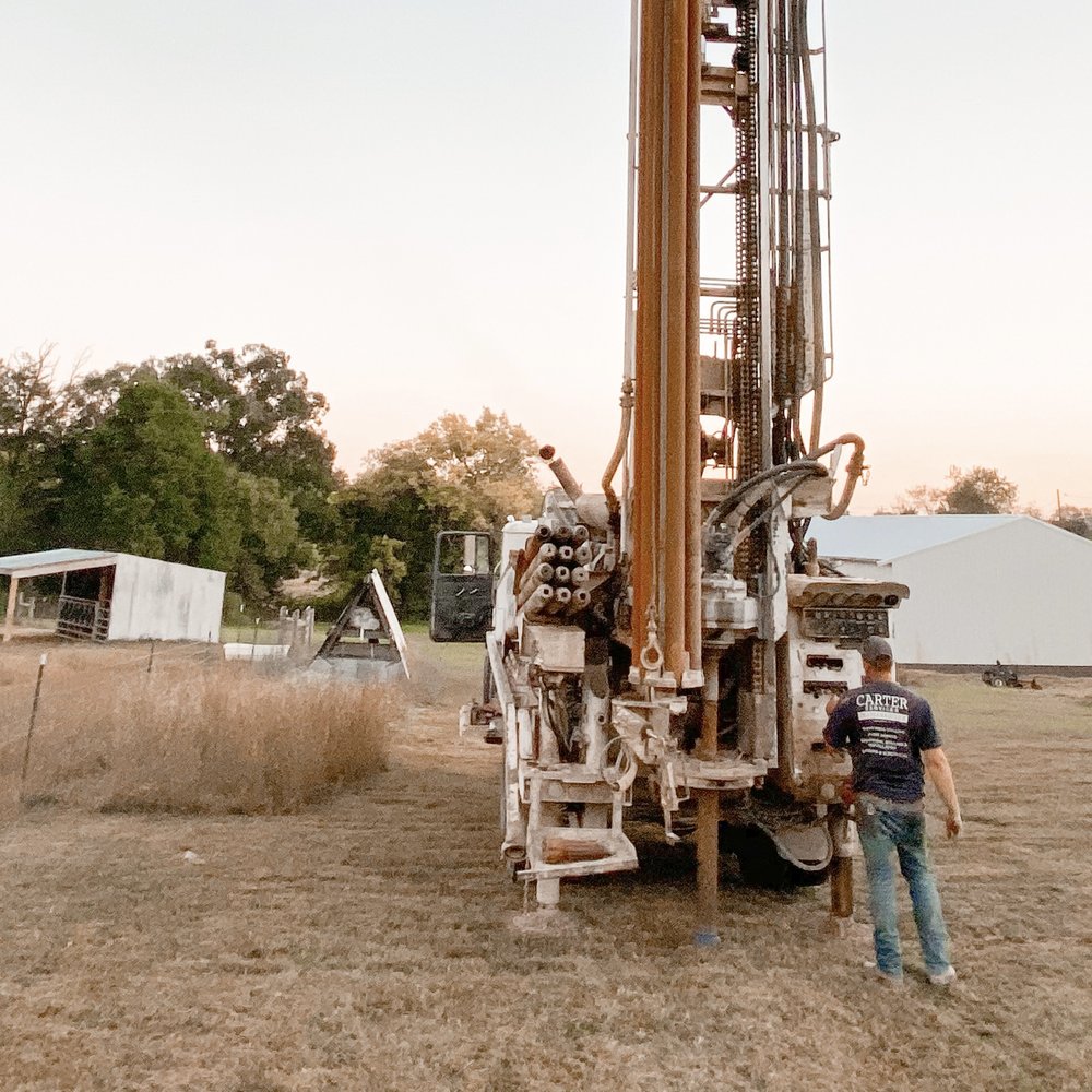 Water well drilling rig in Haringey drilling a borehole